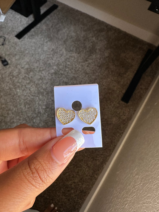 Heart Studs